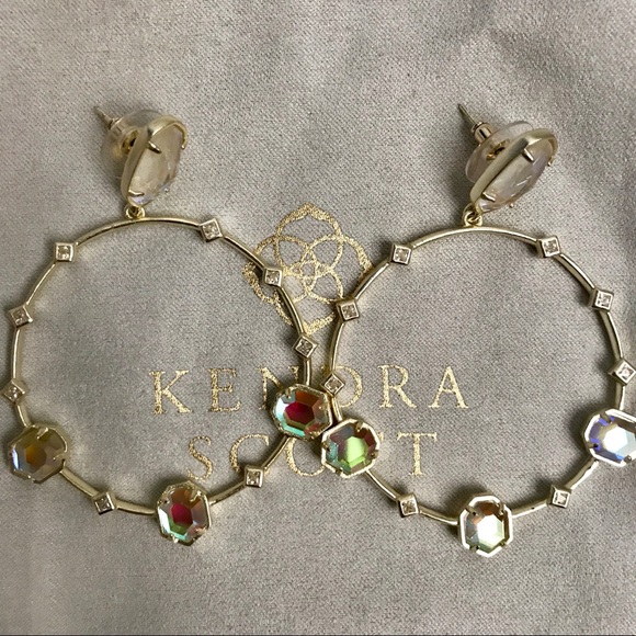 Kendra Scott Sheila Earrings in Dichroic Glass - Picture 2 of 5